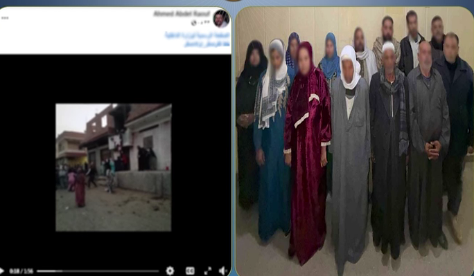 كشف ملابسات فيديو مشاجرة بالعصي الخشبية بين أبناء عمومة بالشرقية